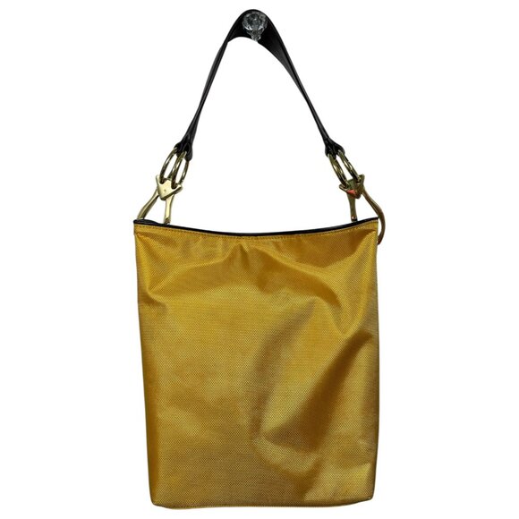 Jean Pierre Kliffa Paris Nylon Bucket Bag Clementine in Yellow - Picture 15 of 15